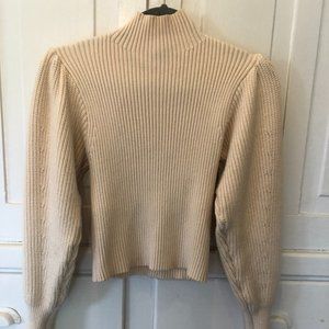 Zara Cream Small Knit Sweater